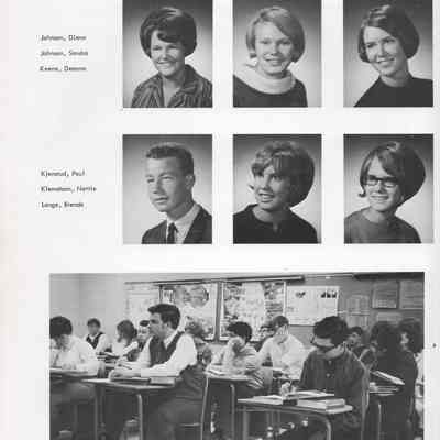 Hillsboro High School 1969 Yearbook: Class of 1969 Senior photographs on page 54