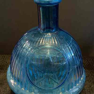 Blue Bottle with Star