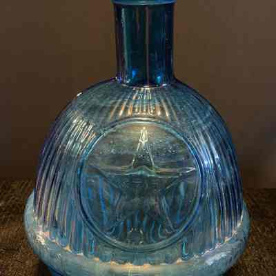 Blue Bottle with Star