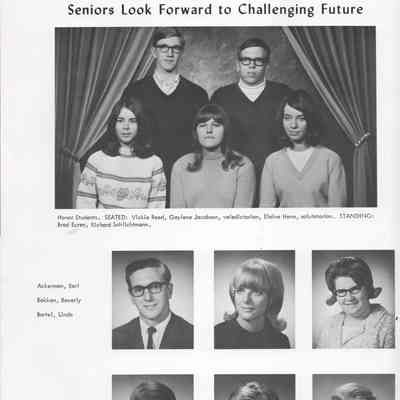 Hillsboro High School 1969 Yearbook: Class of 1969 Senior photographs on page 52