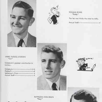 Hillsboro High School 1956 Yearbook: Class of 1956 Senior photographs: page 13