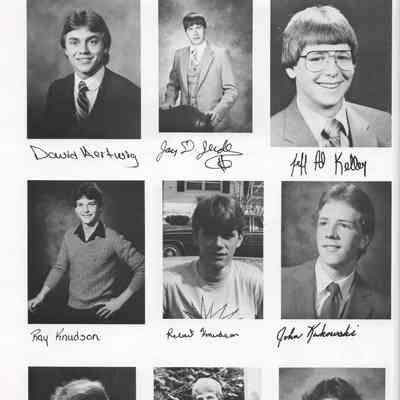 Hillsboro High School 1985 Yearbook: Class of 1985 Senior photographs on page 52