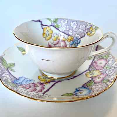 Cup and Saucer - Donated by Lix (Mrs. Dennis) Nelson