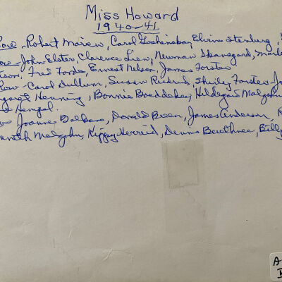 1940 1st Grade Hillsboro Class