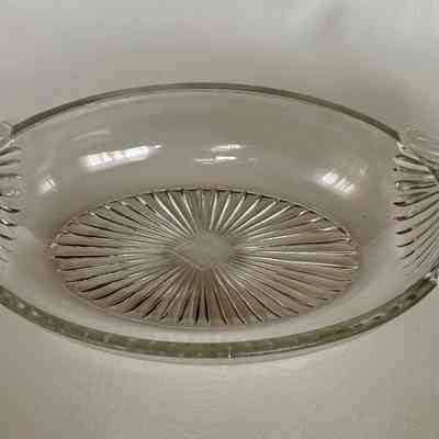 1872 Pressed Glass Pickle Dish