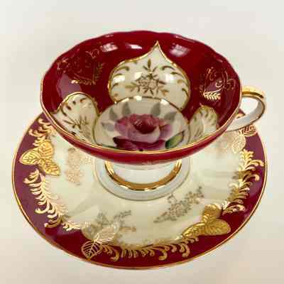 Cup and Saucer - Donated by Esther (Mrs. Morris) Larson