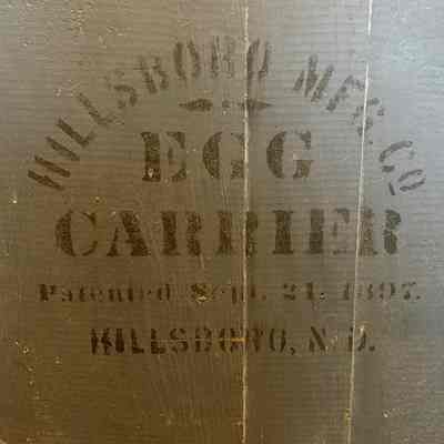 Hillsboro Manufacturing Co. Egg Carrier