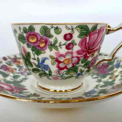 Cup and Saucer - Donated by Gertrude (Mrs. Ralph) Diehl