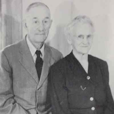 Photograph from the Perley Centennial book: Jake and Bertha (Swenson) Walters