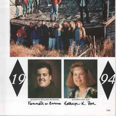 Hatton High School 1994 Yearbook: Senior photos, page 16A