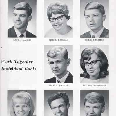 Hillsboro High School 1968 Yearbook: Class of 1968 Senior photographs on page 19