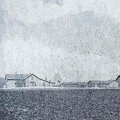 1907 postcard photo: Homestead of Philip & Dorothea Bohnsack in Traill County, ND