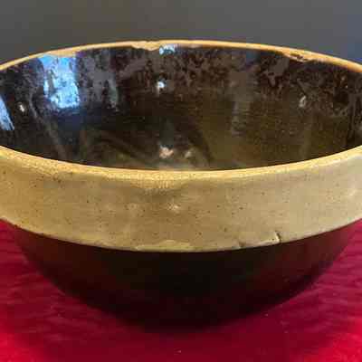 Large Stoneware Mixing Bowl
