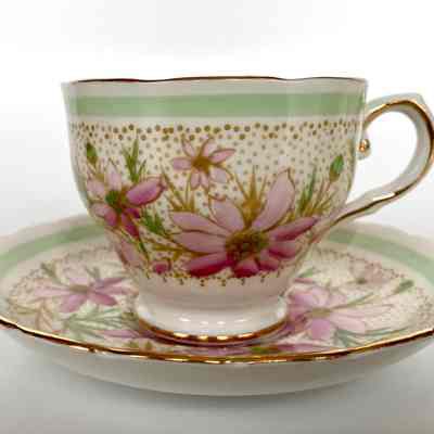 Cup and Saucer - Donated in memory of Caroline (Schultz) Peerson
