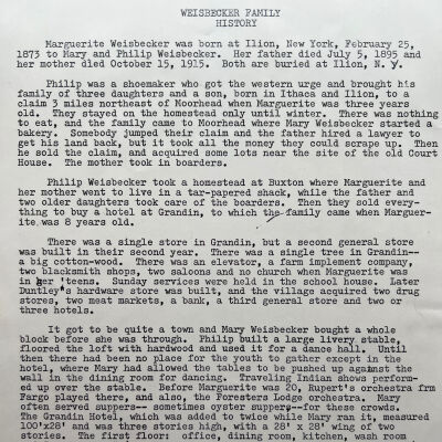 Page one of three
