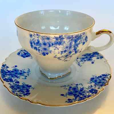 Cup and Saucer - Donated by Clara (Mrs. Carl) Meyer