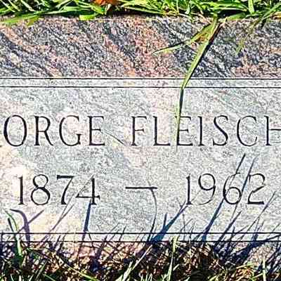 Grave-marker, George Fleischer: Hillsboro Cemetery No. 1, courtesy US Find-a-Grave