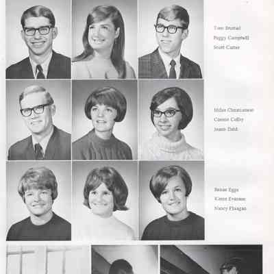 Mayville High School 1969 Yearbook: Senior photos, page 61