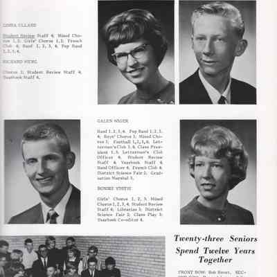 Hillsboro High School 1966 Yearbook: Class of 1966 Senior photographs on page 17