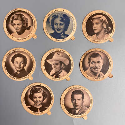 Dixies Cup Ice Cream Covers, movie star collection