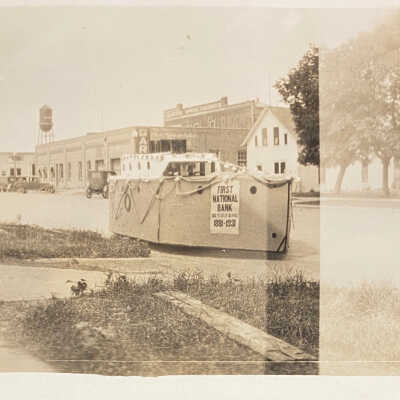 Parade Float - First National Bank