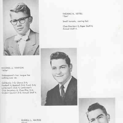 Hillsboro High School 1955 Yearbook: Class of 1955 Senior photographs, page 21