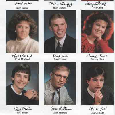 Hatton High School 1990 Yearbook: Senior photos, page 16B