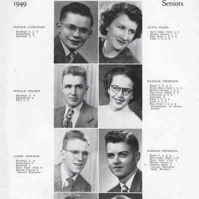 Mayville High School 1949 Yearbook: Senior photographs, page 15