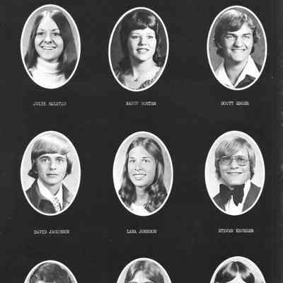 Hatton High School 1976 Yearbook: Class of 1976 Senior photographs, page 1