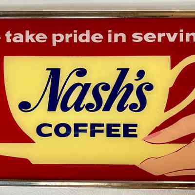 Nash’s Coffee Sign