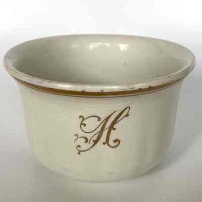Small Bowl with Gold Initial