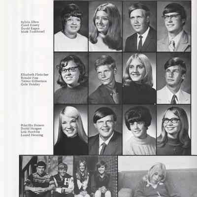 Hillsboro High School 1972 Yearbook: Class of 1972 Senior photographs on page 54