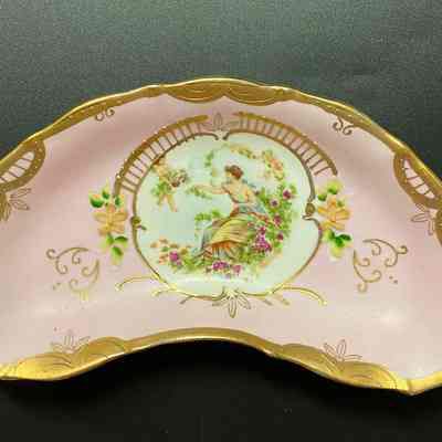 Ardalt Japan Lenwile Hand Painted Bone China Dish