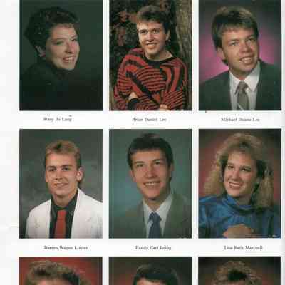 Central Valley High School 1989 Yearbook: Senior photos, page 22