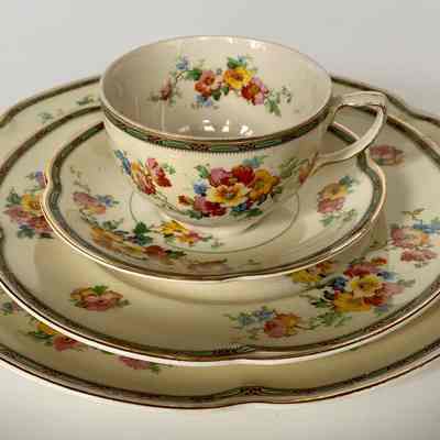 China Set from Judge & Mrs. (John E.) Bagstad