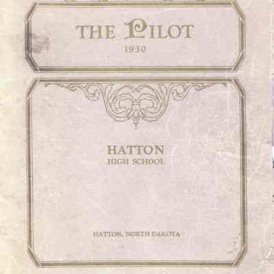 Hatton High School 1930 Yearbook