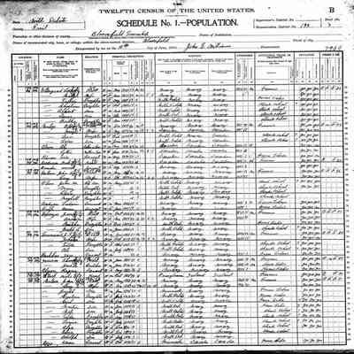 1900 US Census, Bloomfield Township, Traill County, ND: Lars & Martha Ellingrud with five children: Tilli, Christine, Albert, Sever & Bertha