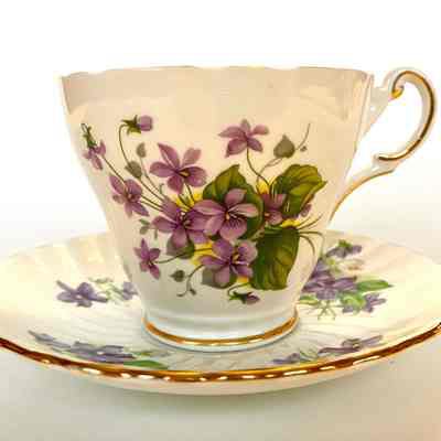 Cup and Saucer - Donated by Victoria (Mrs. Bryan) Dahlstrom