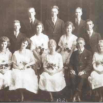 Hatton High School 1921 Class list & photo