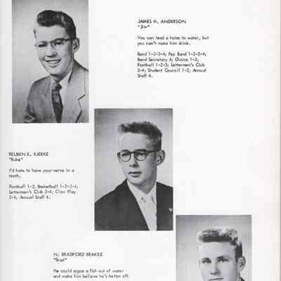 Hillsboro High School 1955 Yearbook: Class of 1955 Senior photographs, page 11