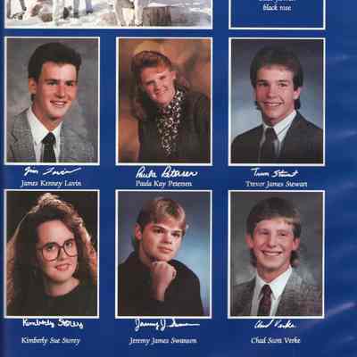 Hatton High School 1991 Yearbook: Senior photos page