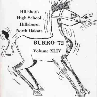 Hillsboro High School: 1972 Yearbook title page