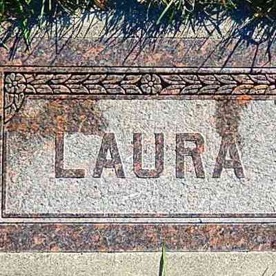 Grave-marker, Laura (Norby) Borke Melsby: Cemetery, Hillsboro, ND, photo courtesy US Find-a-Grave