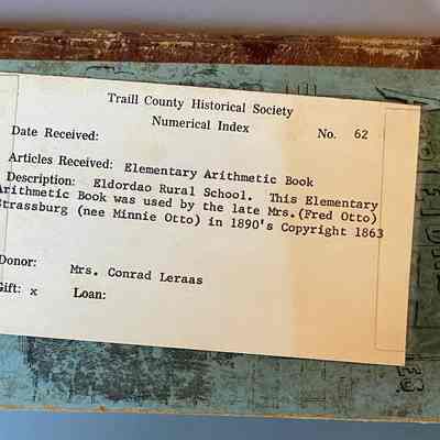 Elementary Arithmetic Book - 1863