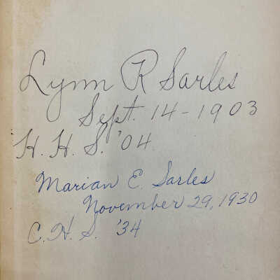 Inscription page