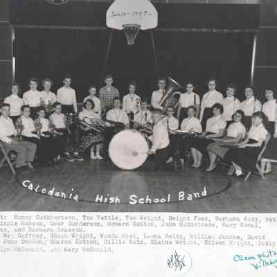 Caledonia School, 1957 Band