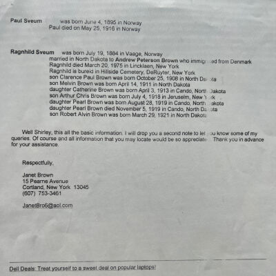 Page two of three