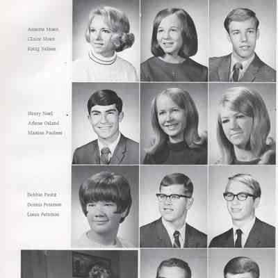 Mayville High School 1969 Yearbook: Senior photos, page 64