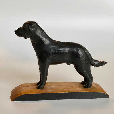 Hand-Carved Dog Figurine - McGee