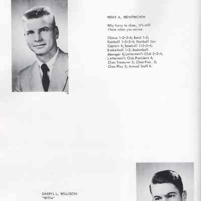 Hillsboro High School 1955 Yearbook: Class of 1955 Senior photographs, page 22